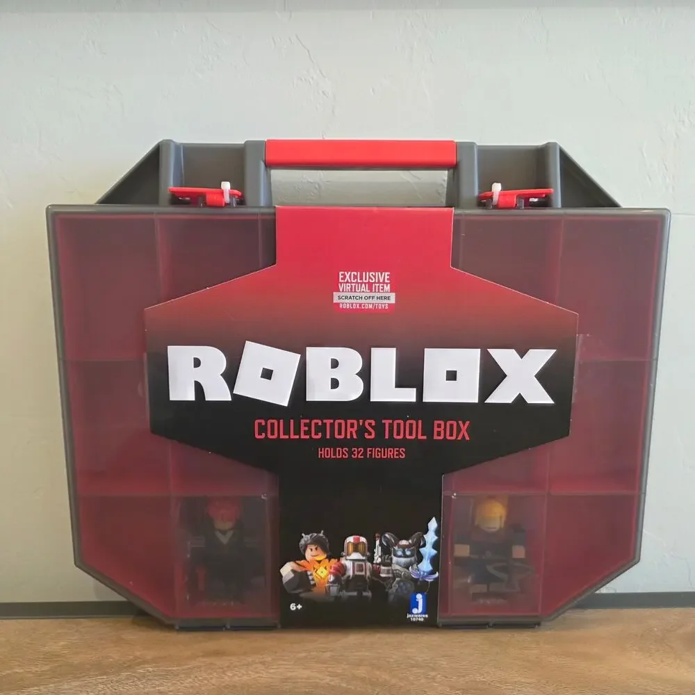 Roblox Collector's Tool Box Storage Carry Case Exclusive Figures NIP Jazwares